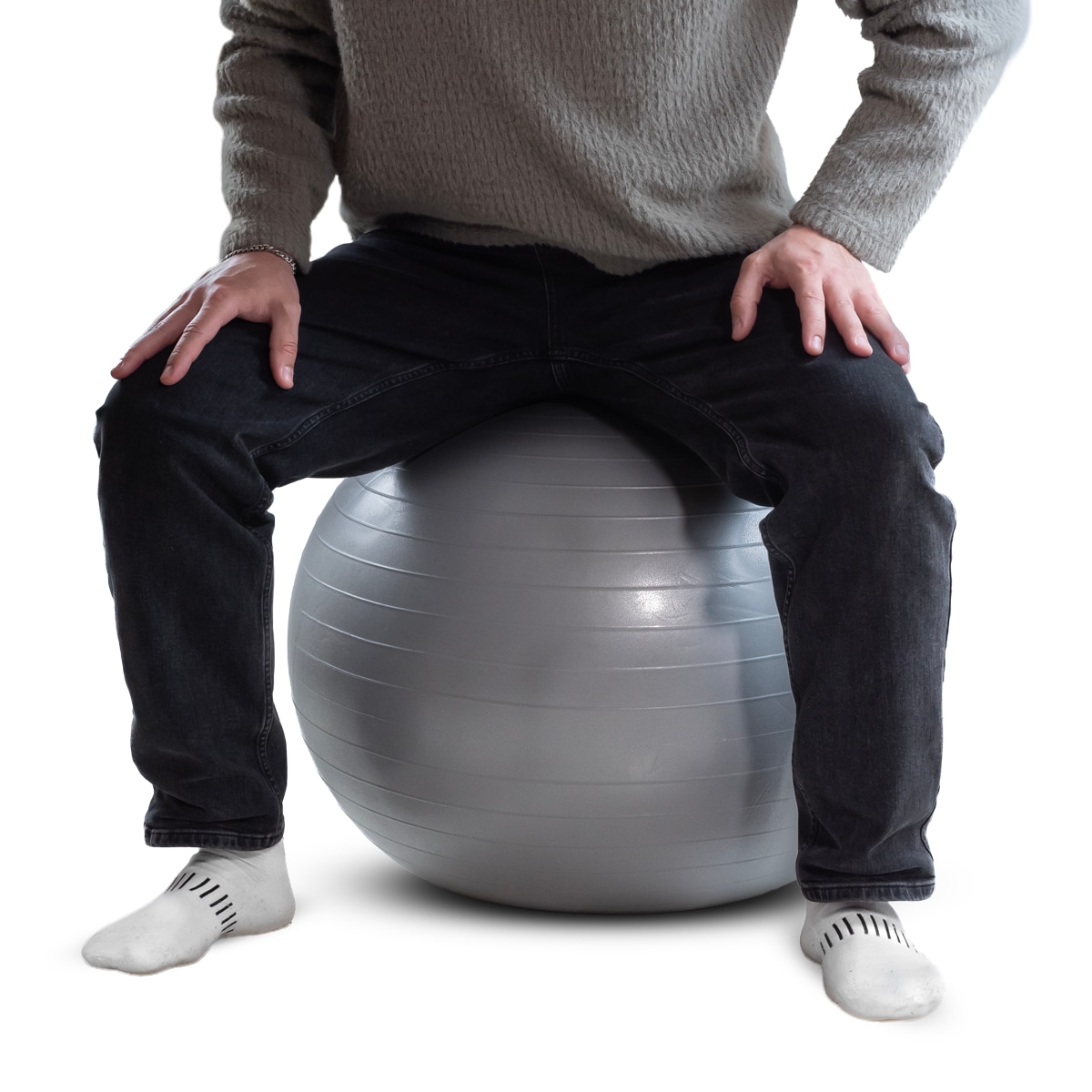 Fitnesspallo 65 cm jalkapumpulla